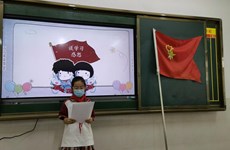 我校三（3）中队开展“”习爷爷教导记心中“主题中队会活动
